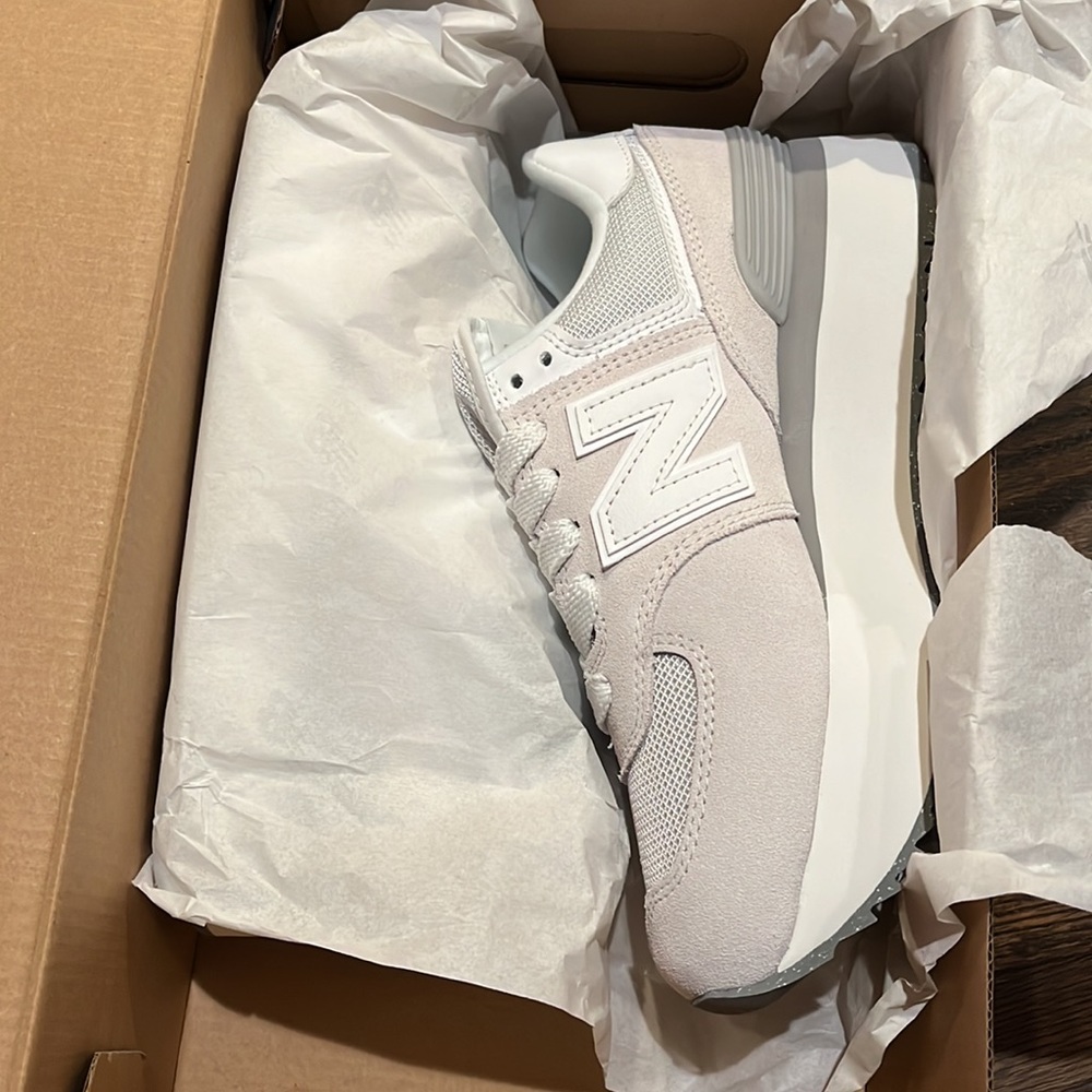 New Balance Womens 574 Stacked WL574ZSC - Picture 7 of 8